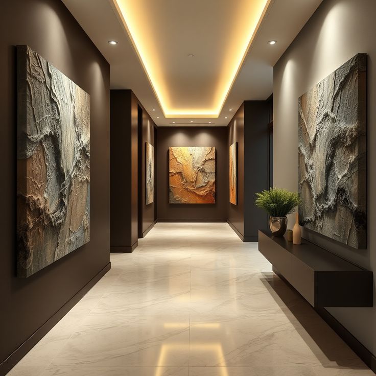 Luxury gallery wall design
