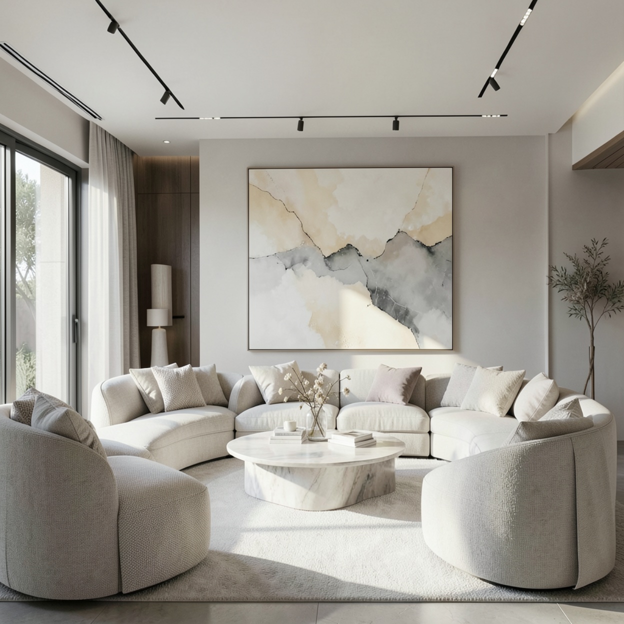 Luxury wall art interior